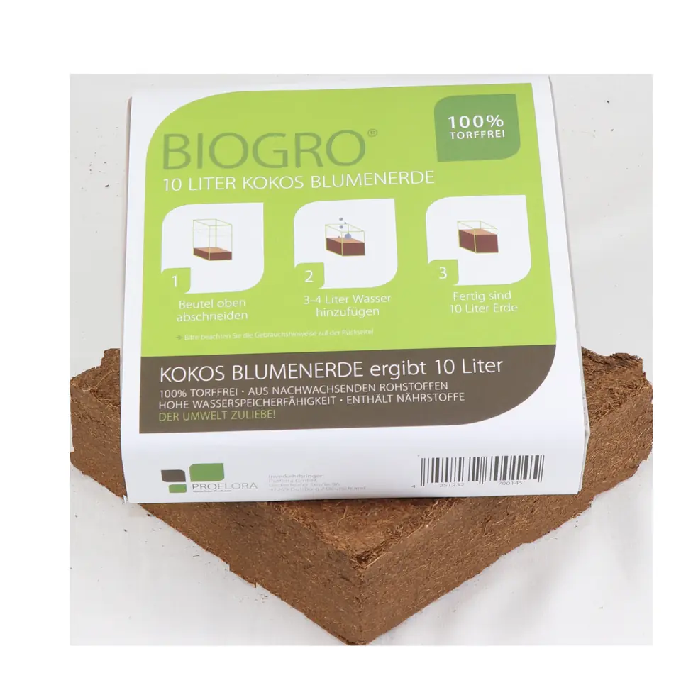 Kokosfaser-Blöcke – Anwendung 2